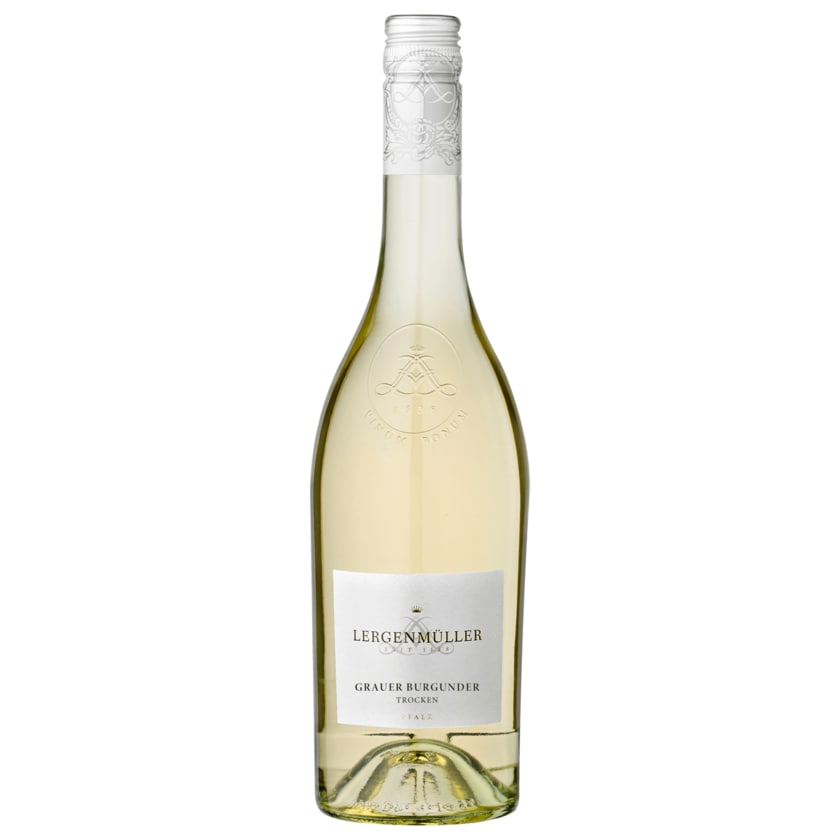 Lergenmüller Weißwein Grauer Burgunder QbA trocken 0,75l